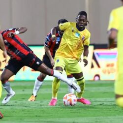 الاهلي يضرب بثلاثه في شباك الوحدة في استاد عبدالله الفيصل