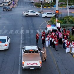 أهالي النجامية يقيمون إفطار رمضاني جماعي على ضفاف وادي تعشر