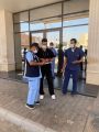 شؤون الوفيات والطب الشرعي يشاركون في فرضية “سقوط طائرة” خارج مطار الملك خالد الدولي