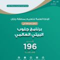 “تعليم جازان” يرفع رصيده إلى 196 وسامًا في برنامج جلوب البيئي العالمي