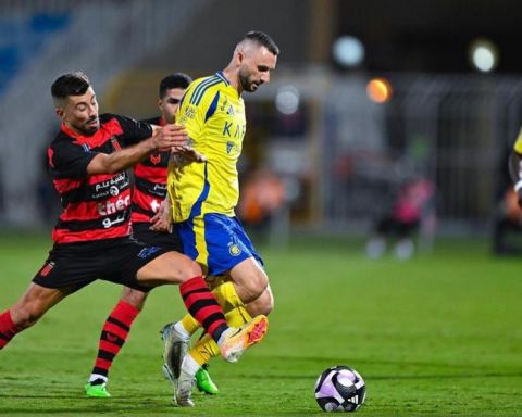 الدوري السعودي للمحترفين : بهدف ماني النصر يكسب نقاط الرياض